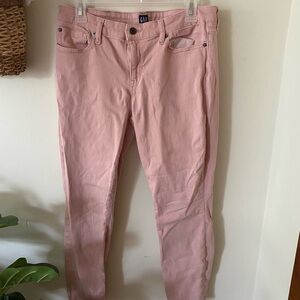 GAP Women's Soft Pink Skinny Jeans